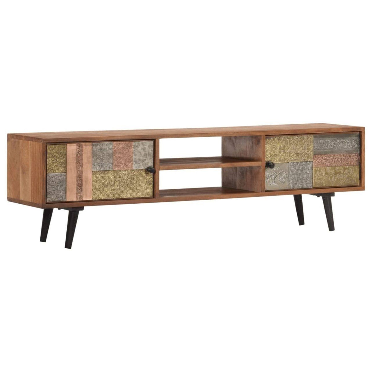 Solid Acacia Wood TV Cabinet B566505