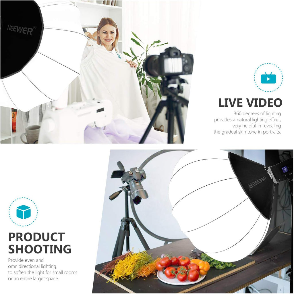 Globe Lantern Softbox Diffuser 32''/80cm Bowens Mount, Pack of 2 W480