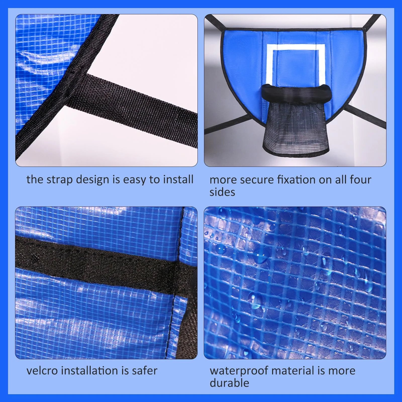 Basketball Hoop for Trampoline with Connection Ropes O52994