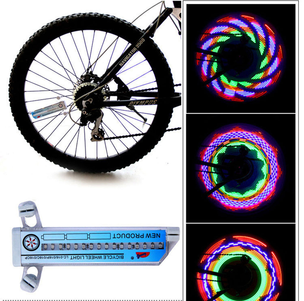 Rainbow 32 LED Wheel Signal Lights for Bicycles O147778