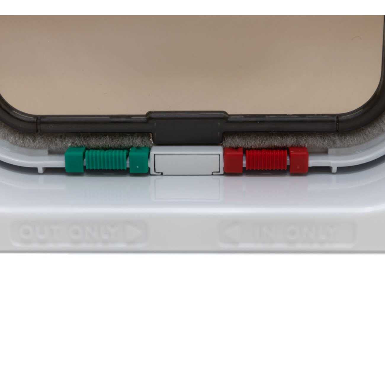 4 Way Locking Cat Flap with Door Liner A4127