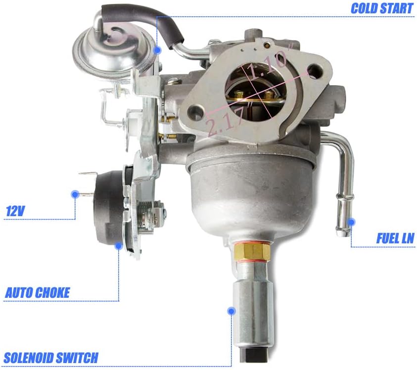 Carburetor Kit for Onan QG 5500 7000 Marquis Gold RV Generator, Pack of 2 K303