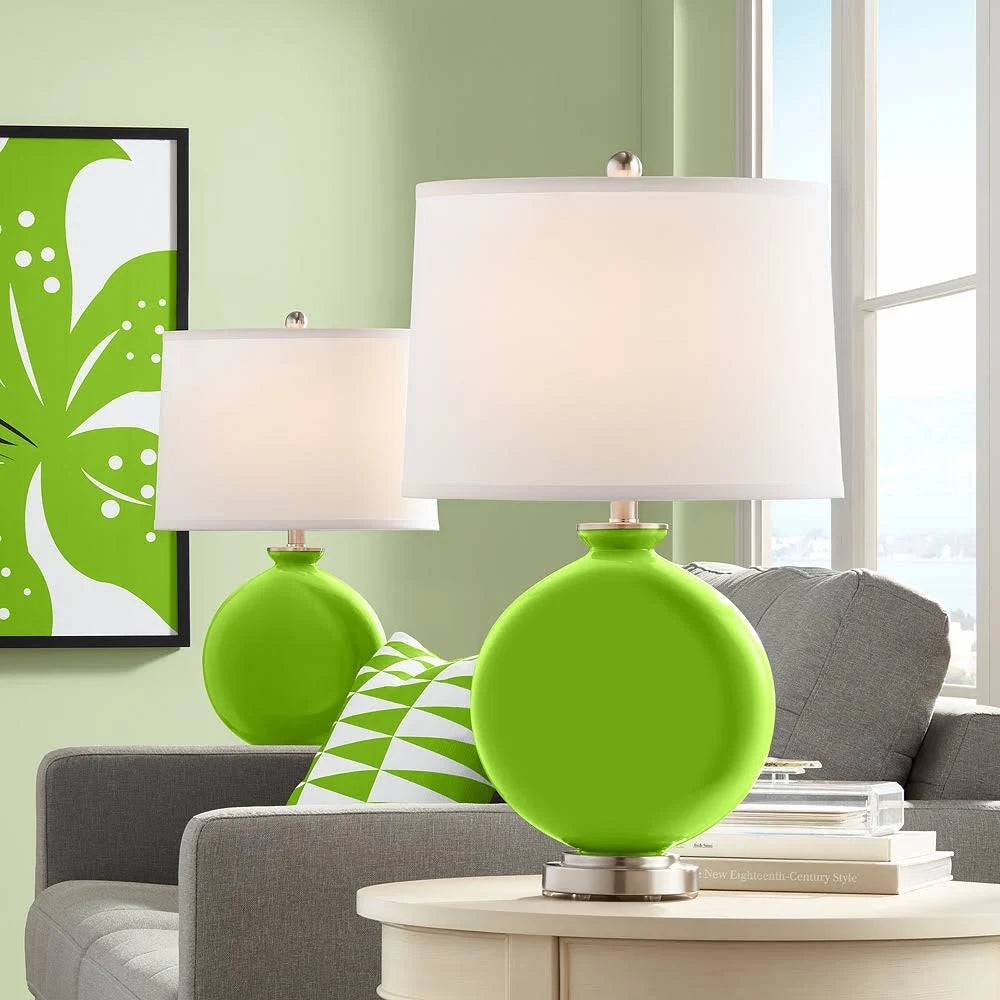 Neon Green Table Lamp Set of 2 G518