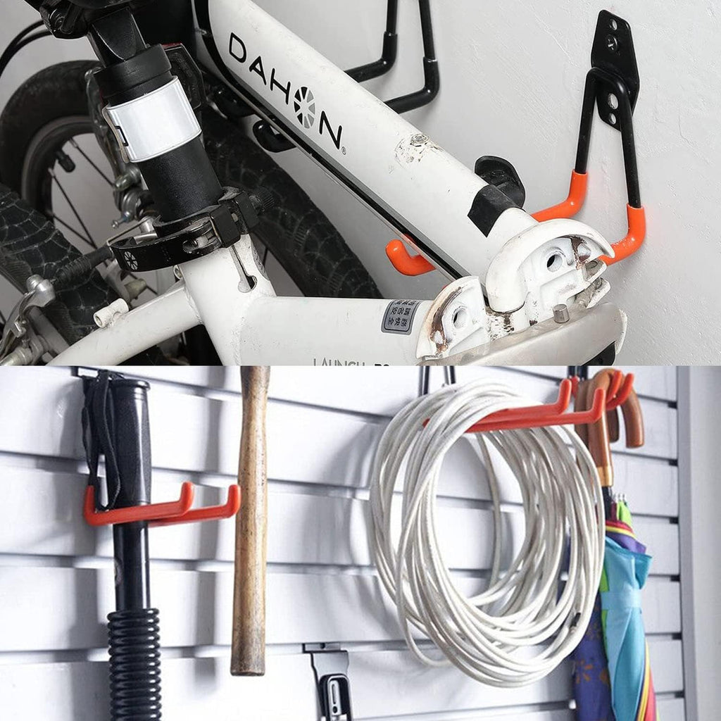 20 Pcs Heavy Duty Wall Mount Utility Hooks with Anti-Slip Coating V519304