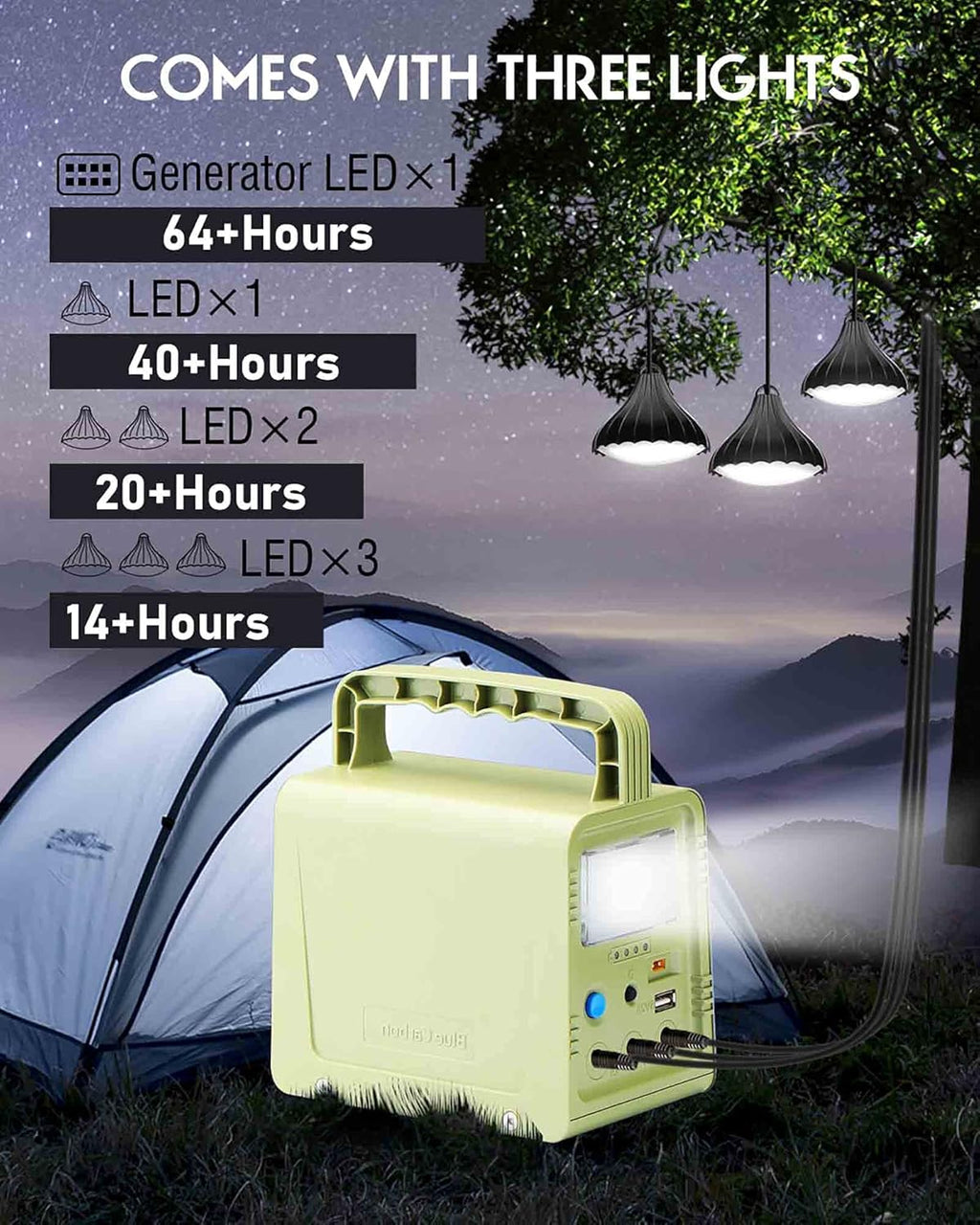 84Wh Portable Solar Generator with Solar Panel F7378