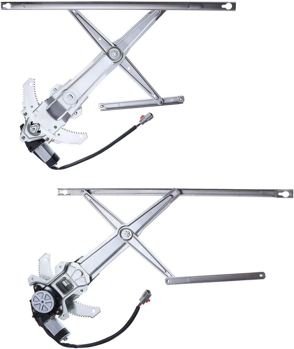 Electric Power Window Regulator with Motor Front Left Driver Side Pack of 2 Z14453