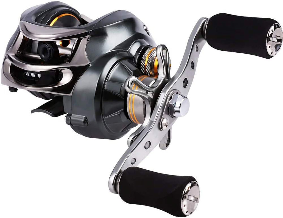 Low Profile Baitcasting Reel 11+1 Bearings 18LB Carbon Drag Fishing Reel Q4227