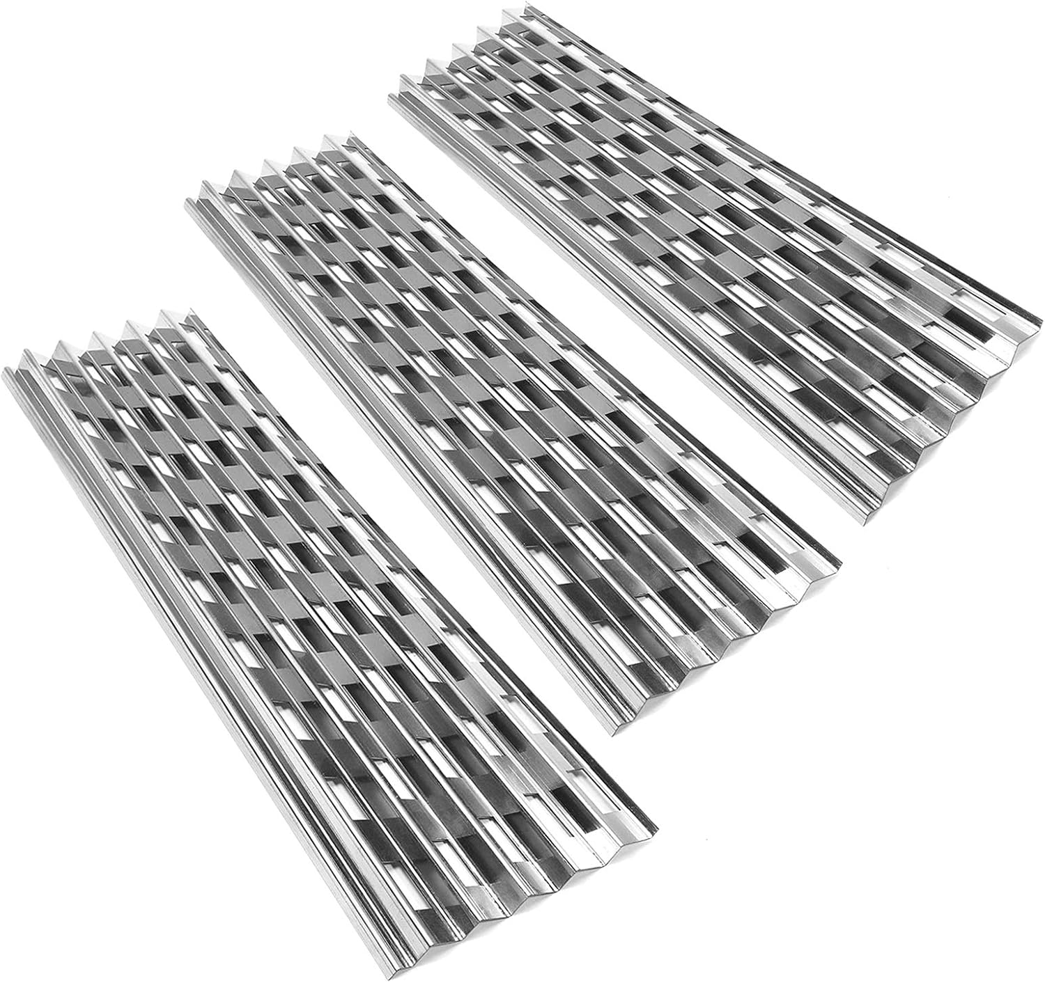 3-Pack 21" Stainless Steel Heat Plate Shield Replacement Parts O81688