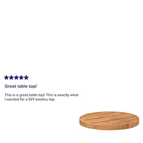 30x22 Round Butcher Block Table Top D411568