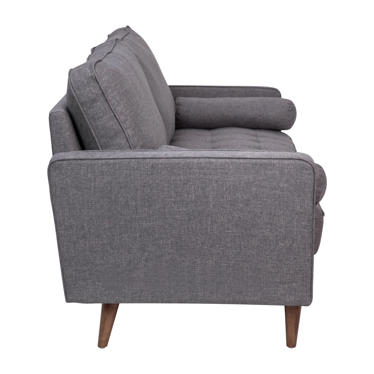 Dark Gray Fabric Sofa U6784