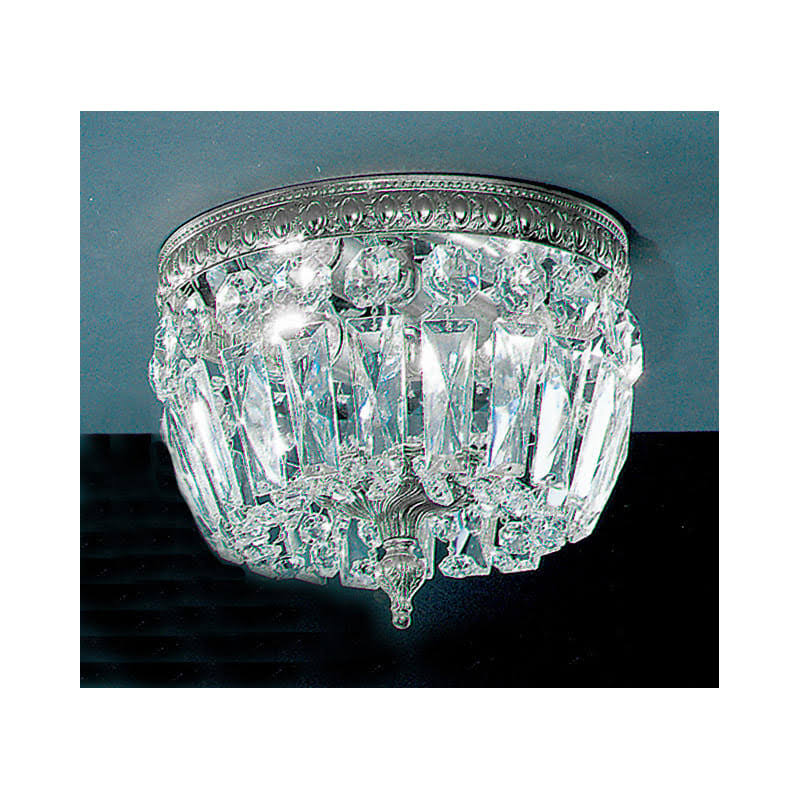 Crystal Flush Mount Light, Chrome F6458