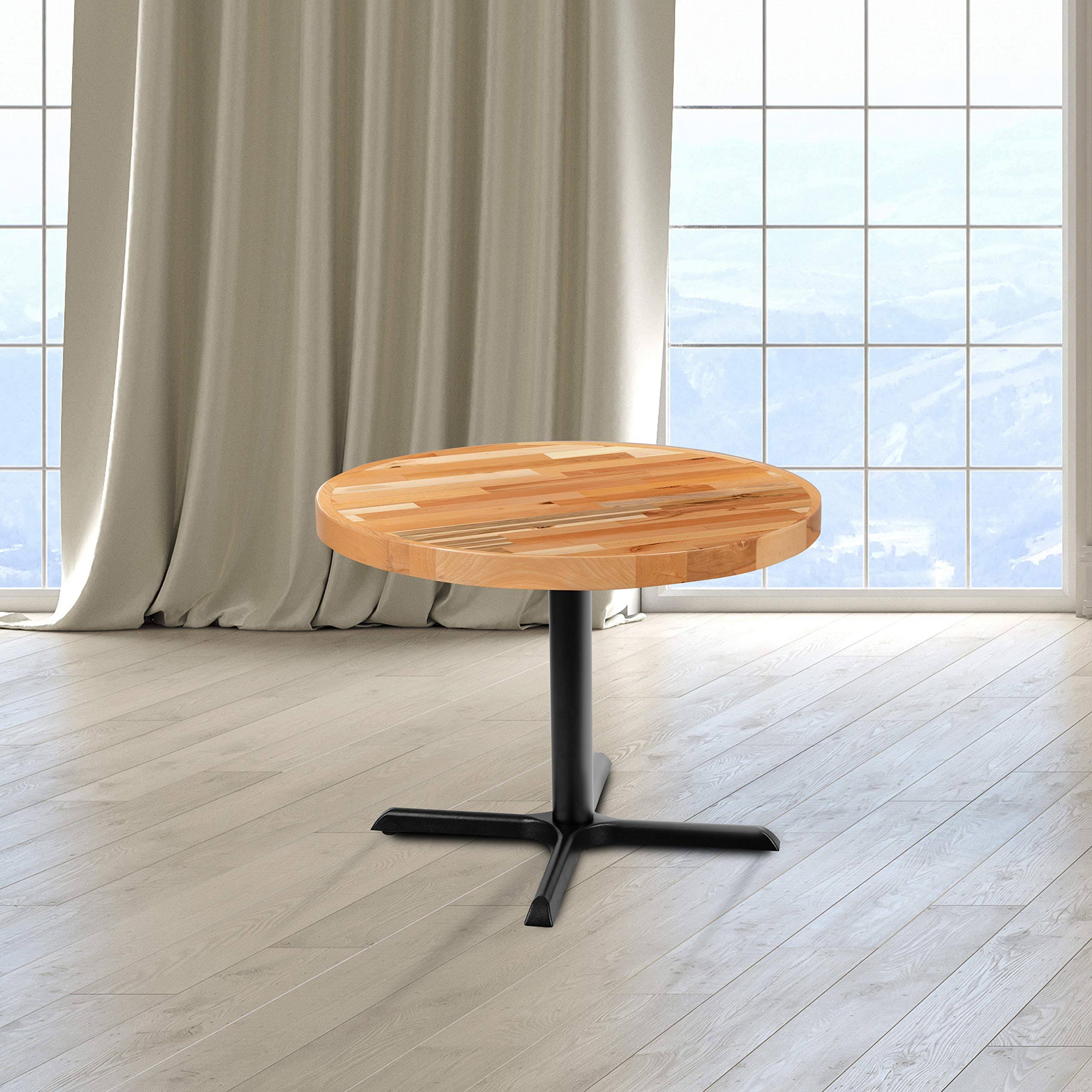 30x22 Round Butcher Block Table Top D411568