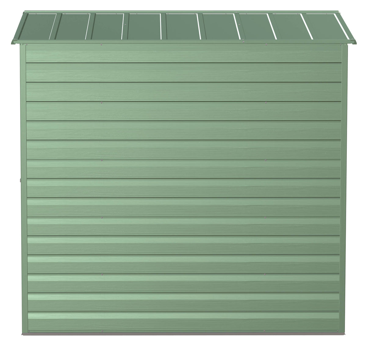 Steel Storage Shed 6x7 Sage Green Z1499