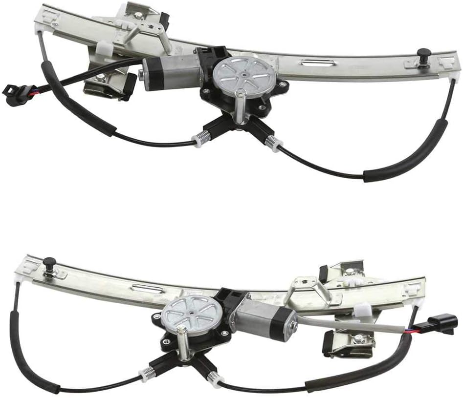 Pair of 2 Rear Power Window Regulators with Motor E135