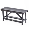 Mocha Recycled Plastic Counter Height Bench Y99786