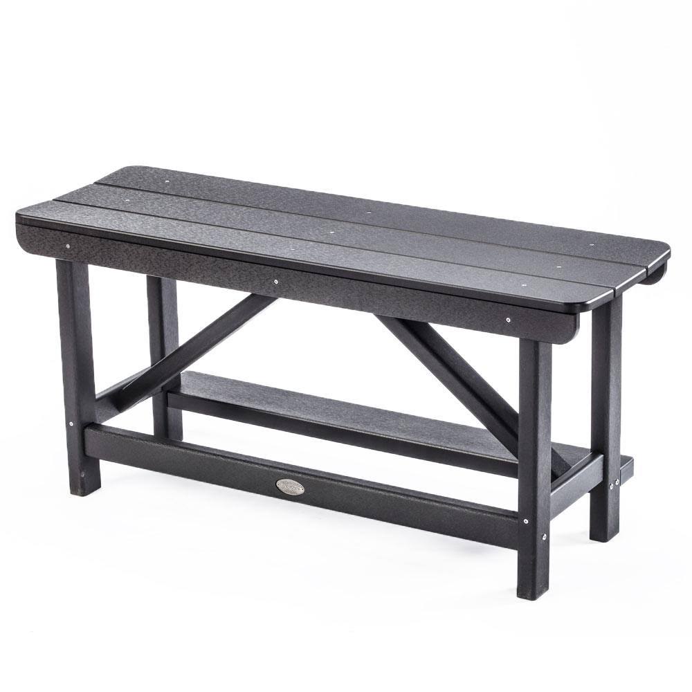 Mocha Recycled Plastic Counter Height Bench Y99786