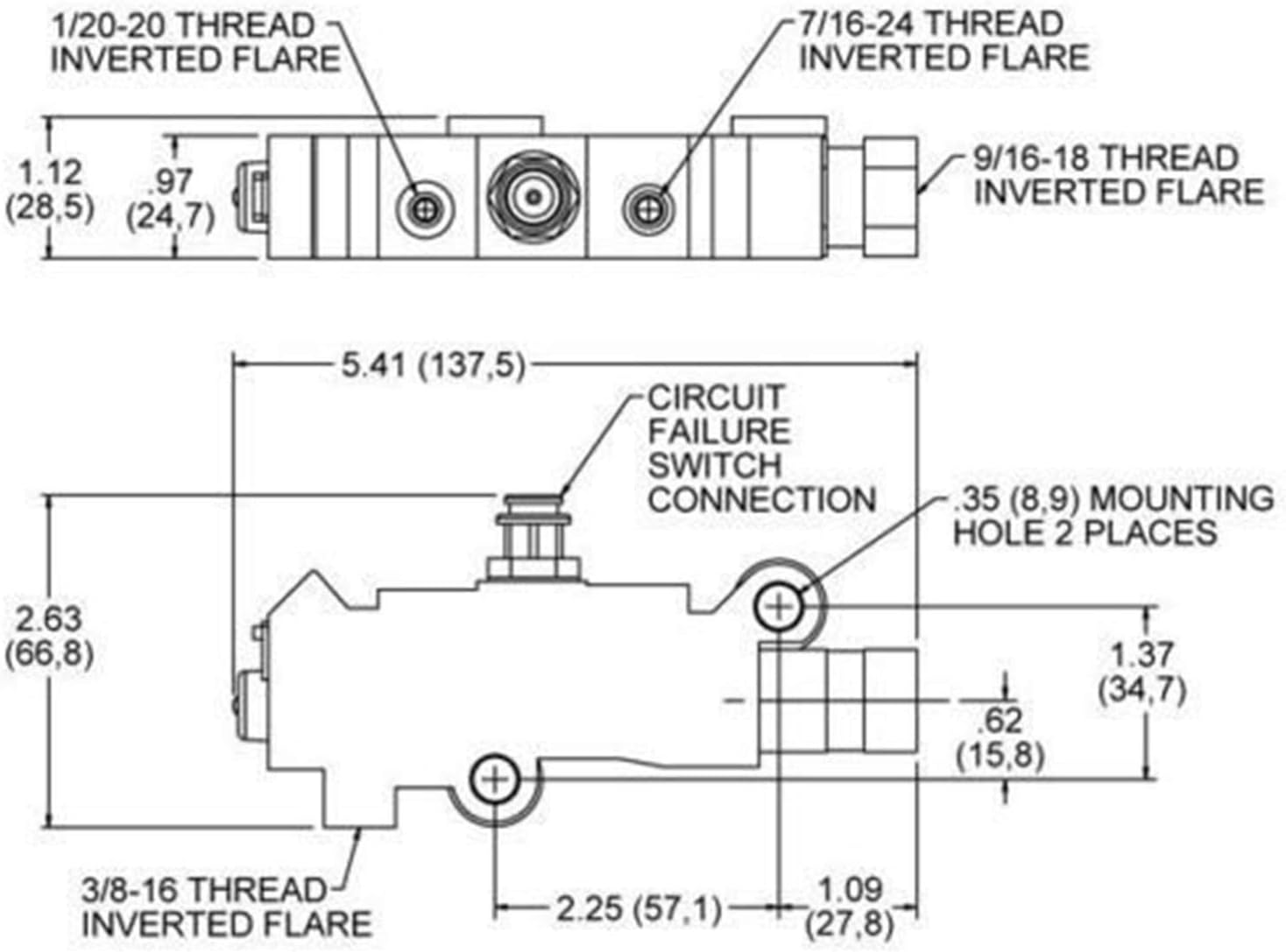 Chrome Disc Drum Proportioning Valve Kit X6682