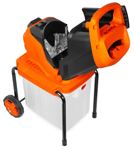 Black Electric Wood Chipper and Shredder R52310