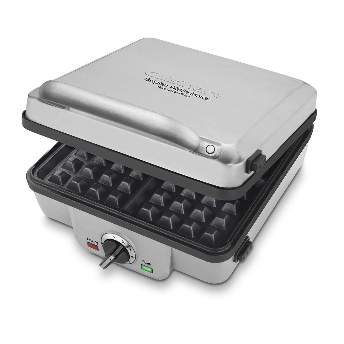 Belgian Waffle Maker with Pancake Plates Silver I8261