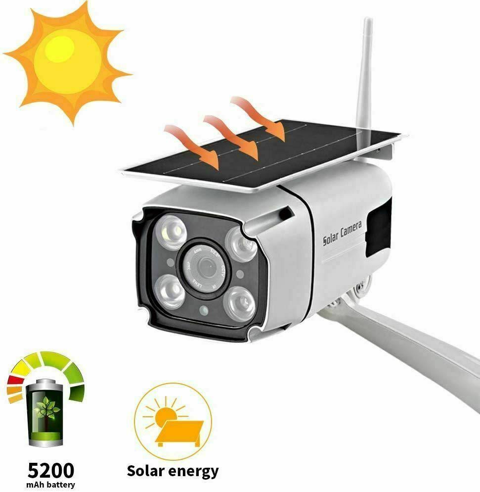 Solar Powered Wireless WiFi Security Camera G8687