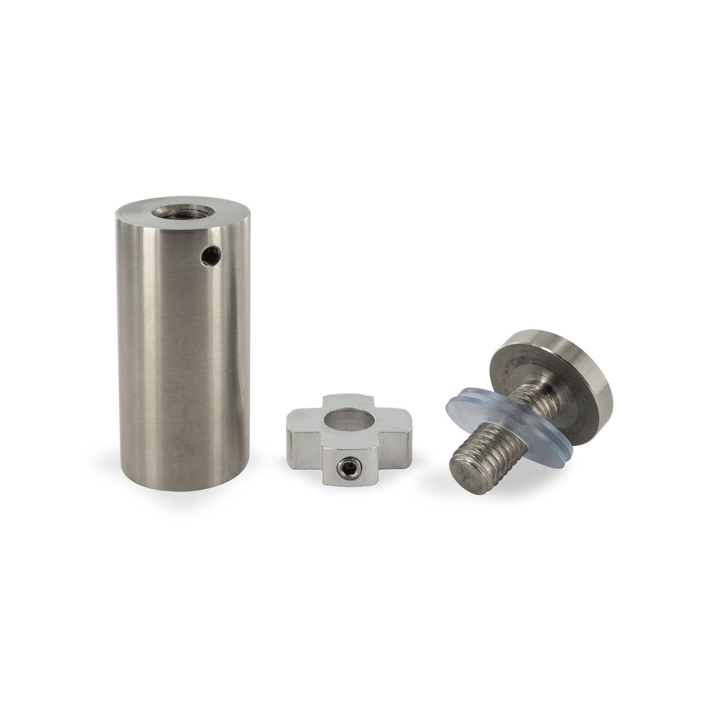 Sign Standoff Pack of 8 Brushed Stainless Finish F344