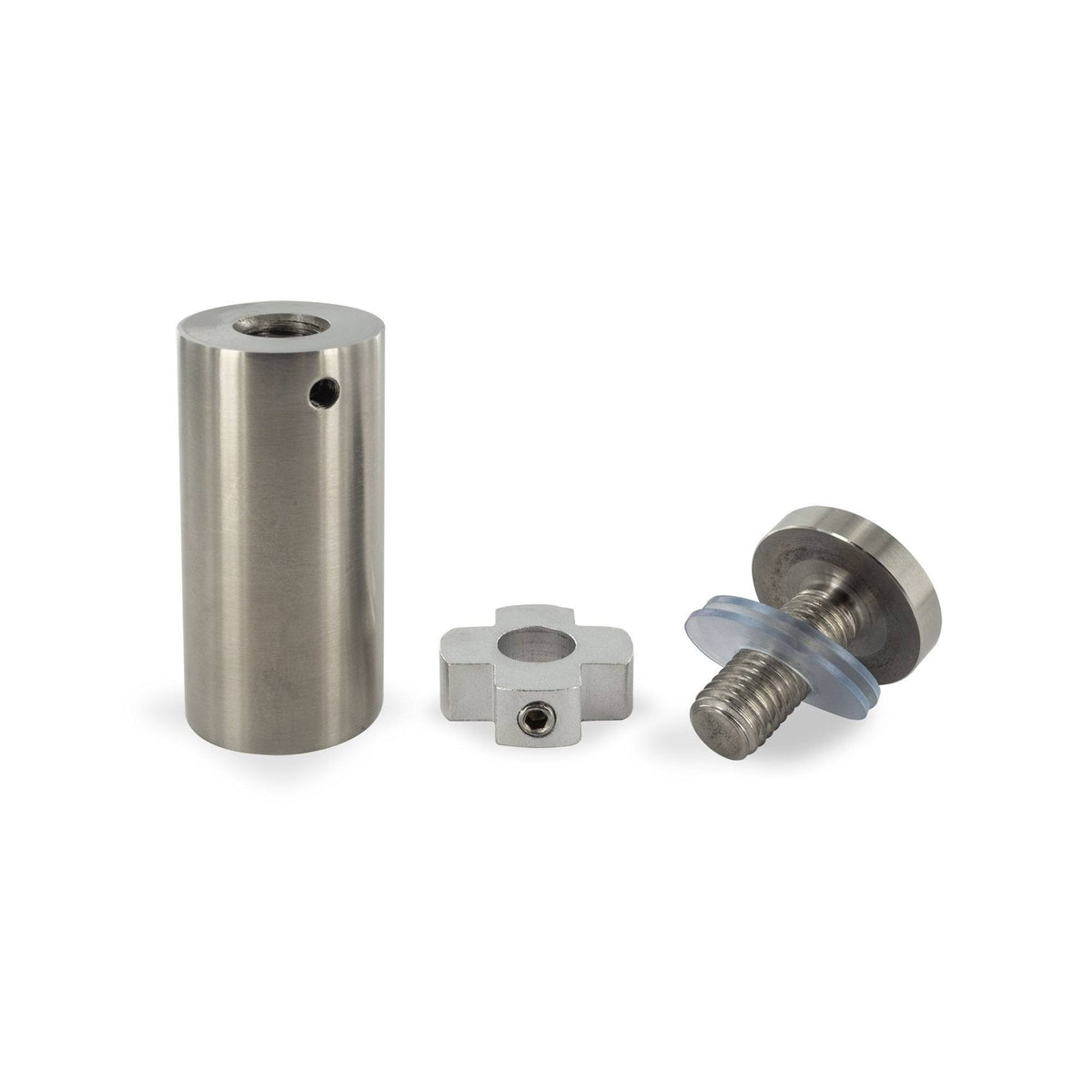 Sign Standoff Pack of 8 Brushed Stainless Finish F344