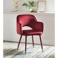Red Velvet Armchair P1242