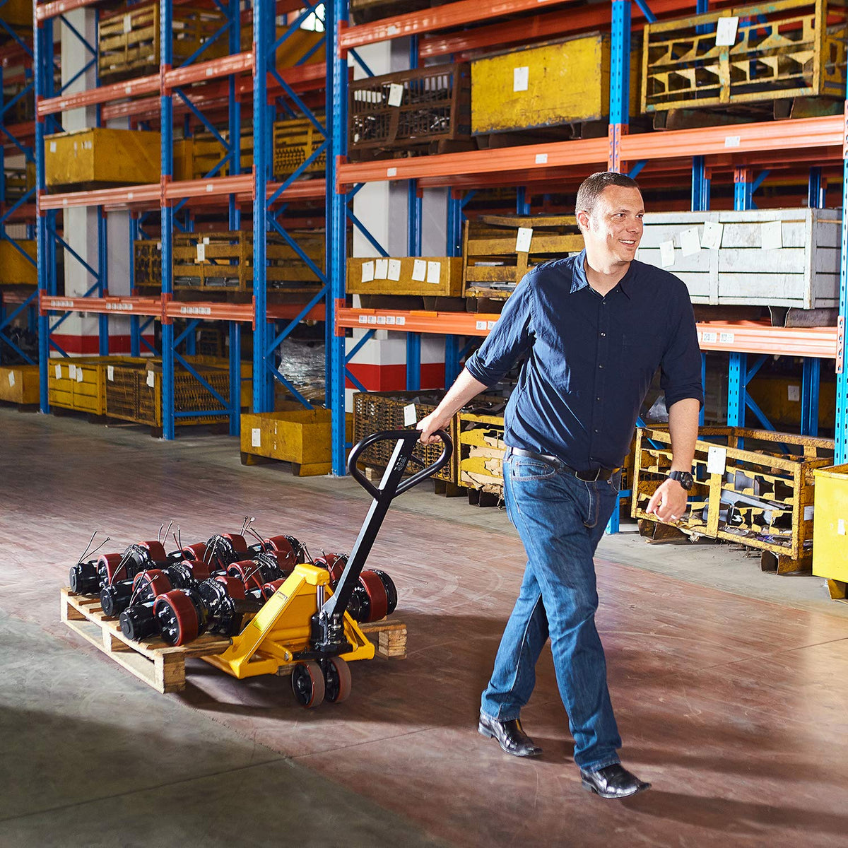 Heavy Duty Pallet Jack Truck 6600lbs Capacity Q337550