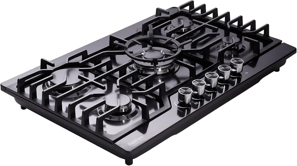 30 Inch 5 Burners Stainless Steel Gas Cooktop E749091