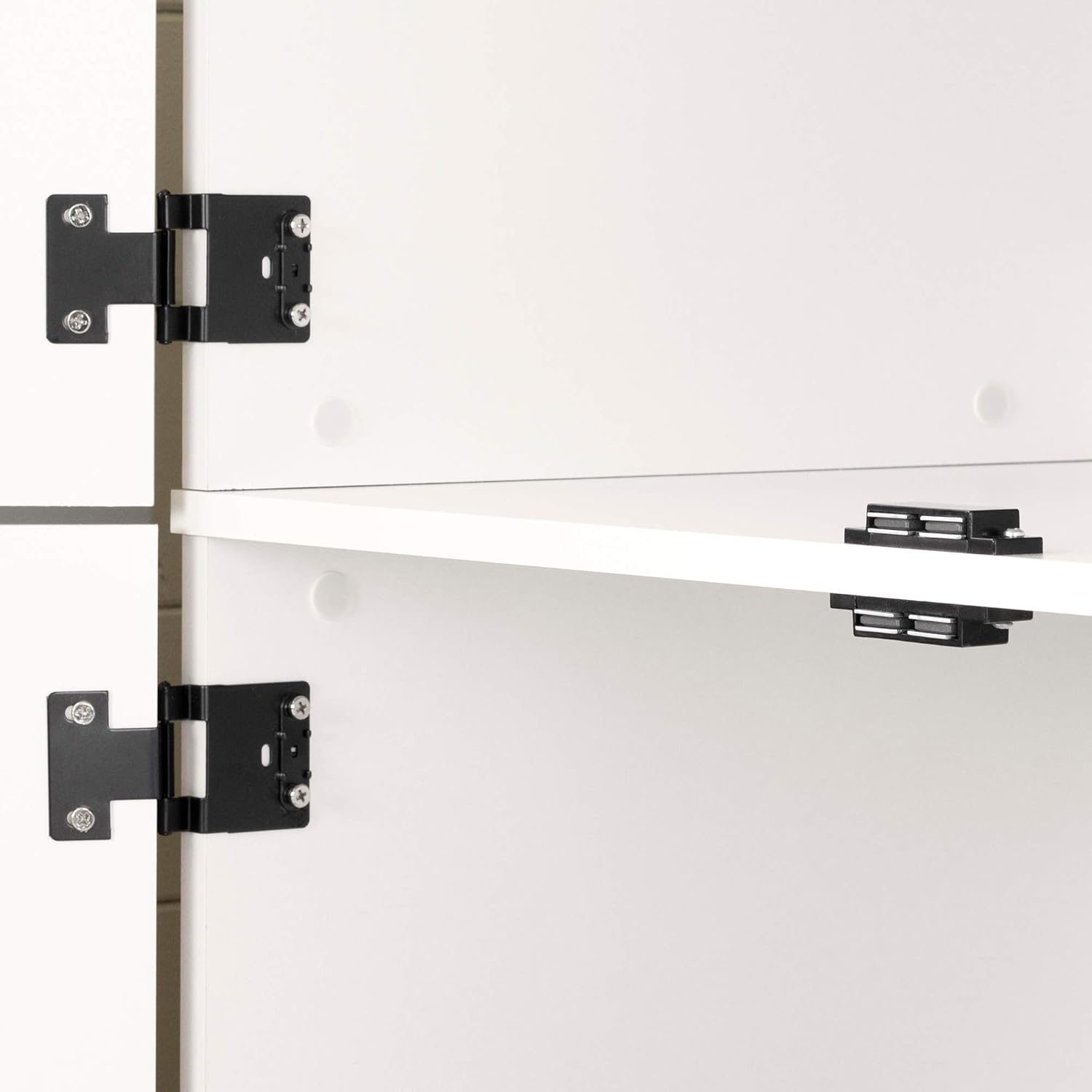 Pure White 4-Door Storage Cabinet Z798