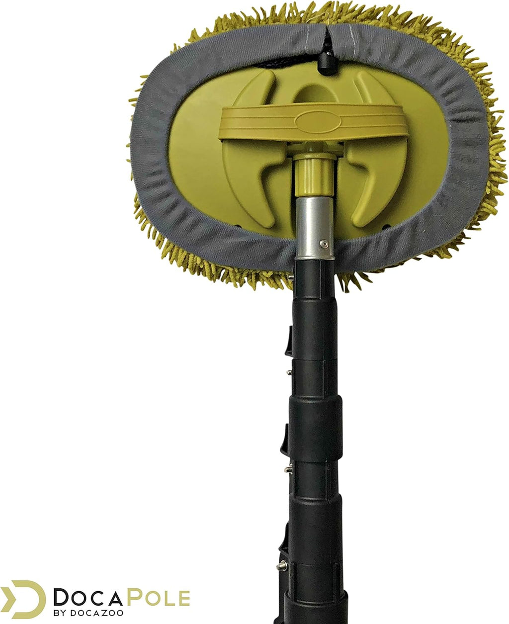 Wall Duster with 6-24 Foot Extension Pole and Chenille Microfiber Cleaning Head F1565
