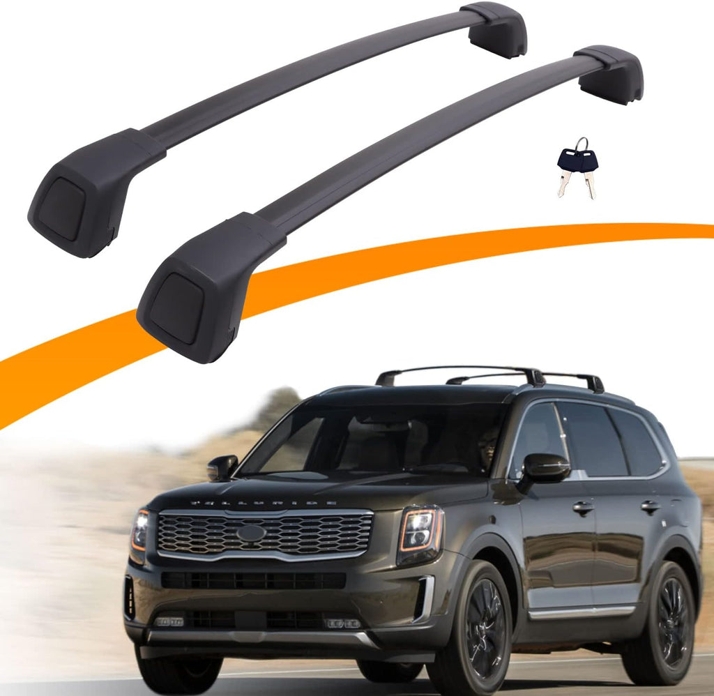 Black Roof Rack Cross Bars for Kia Telluride 2019-2022 N142