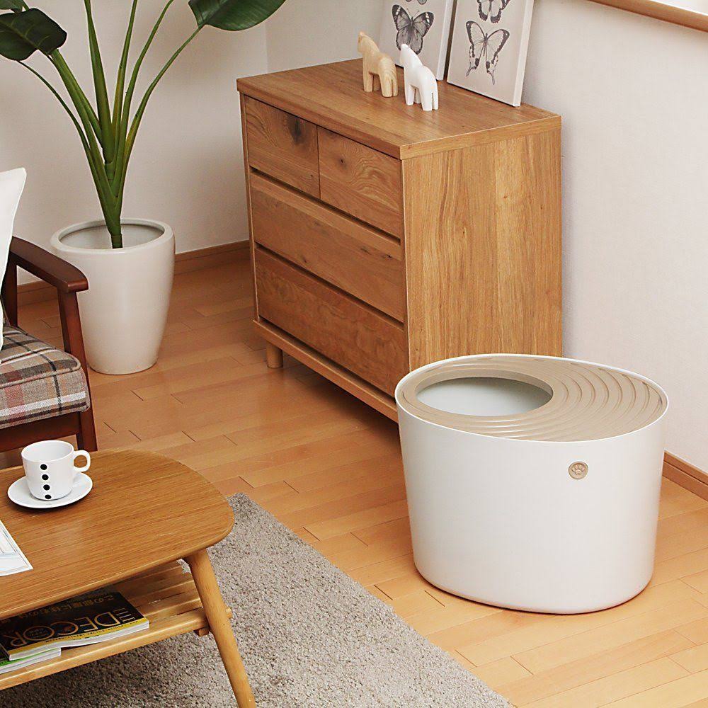 White Top Entry Cat Litter Box F99857