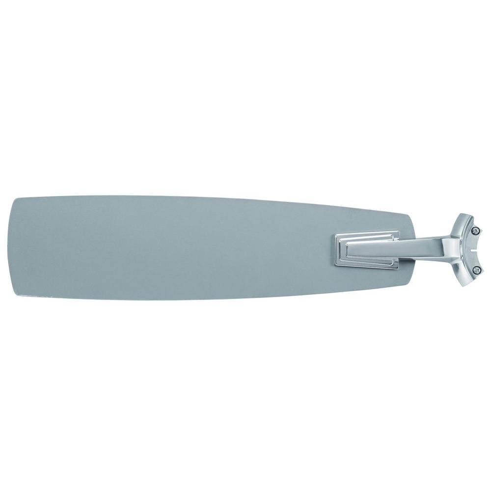 Polished Nickel Ceiling Fan with Light U112