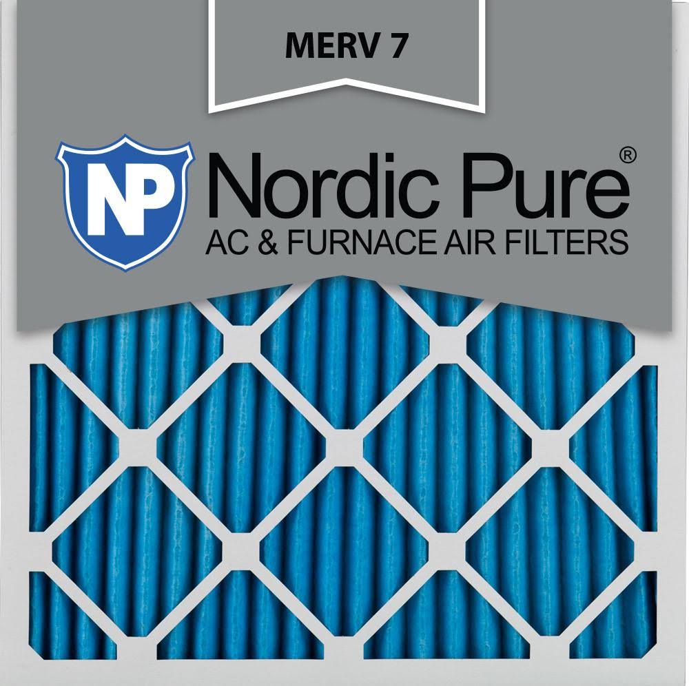 20x20x1 MERV 7 Pleated Air Filters, Pack of 24 J349392