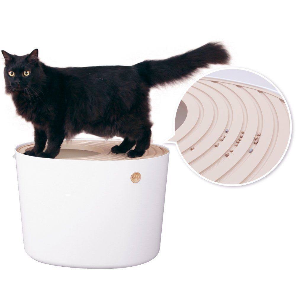 White Top Entry Cat Litter Box F99857