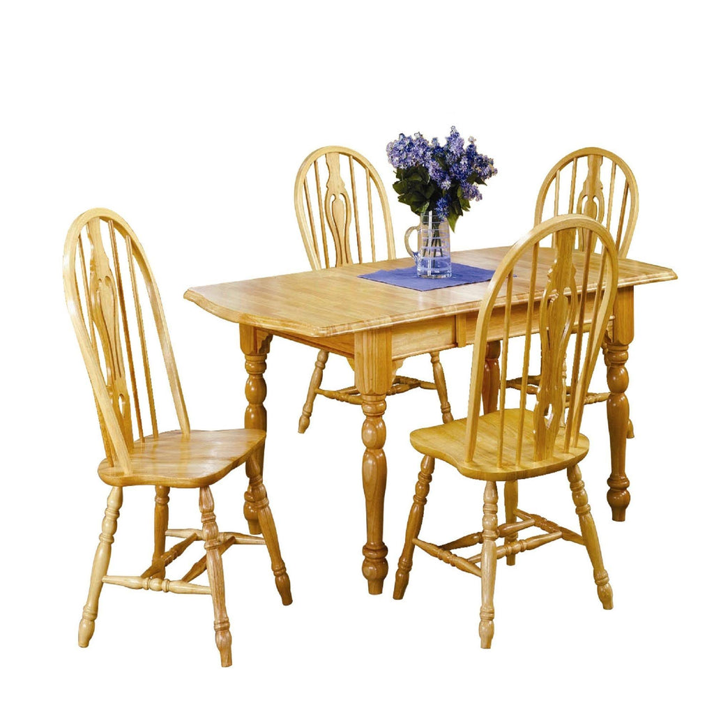 Beige Keyhole Dining Chair E217378