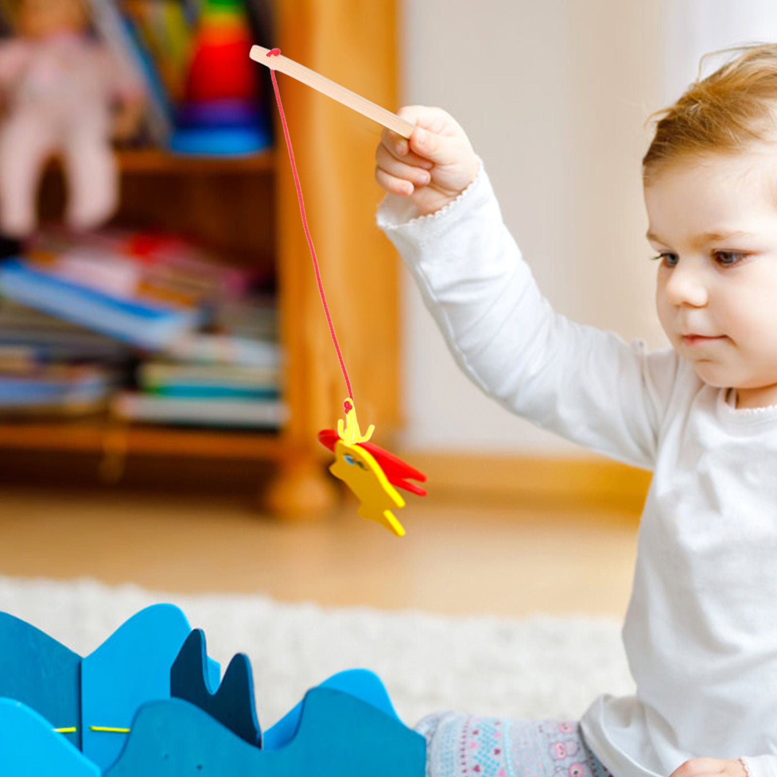 Magnetic Fishing Toys with Wooden Poles G780