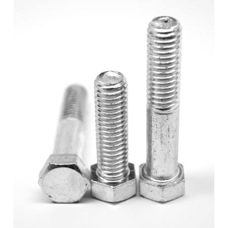 9/16 inch-18 x 3 inch Fine Thread Grade 5 Hex Cap Screw Medium Carbon Steel Zinc Plated Pk 150 Z580