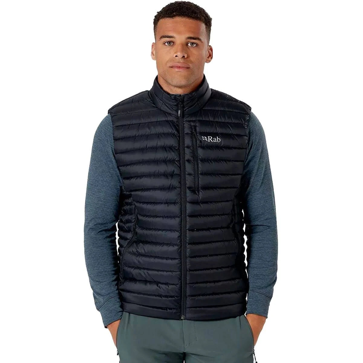 Black Microlight Vest P3088