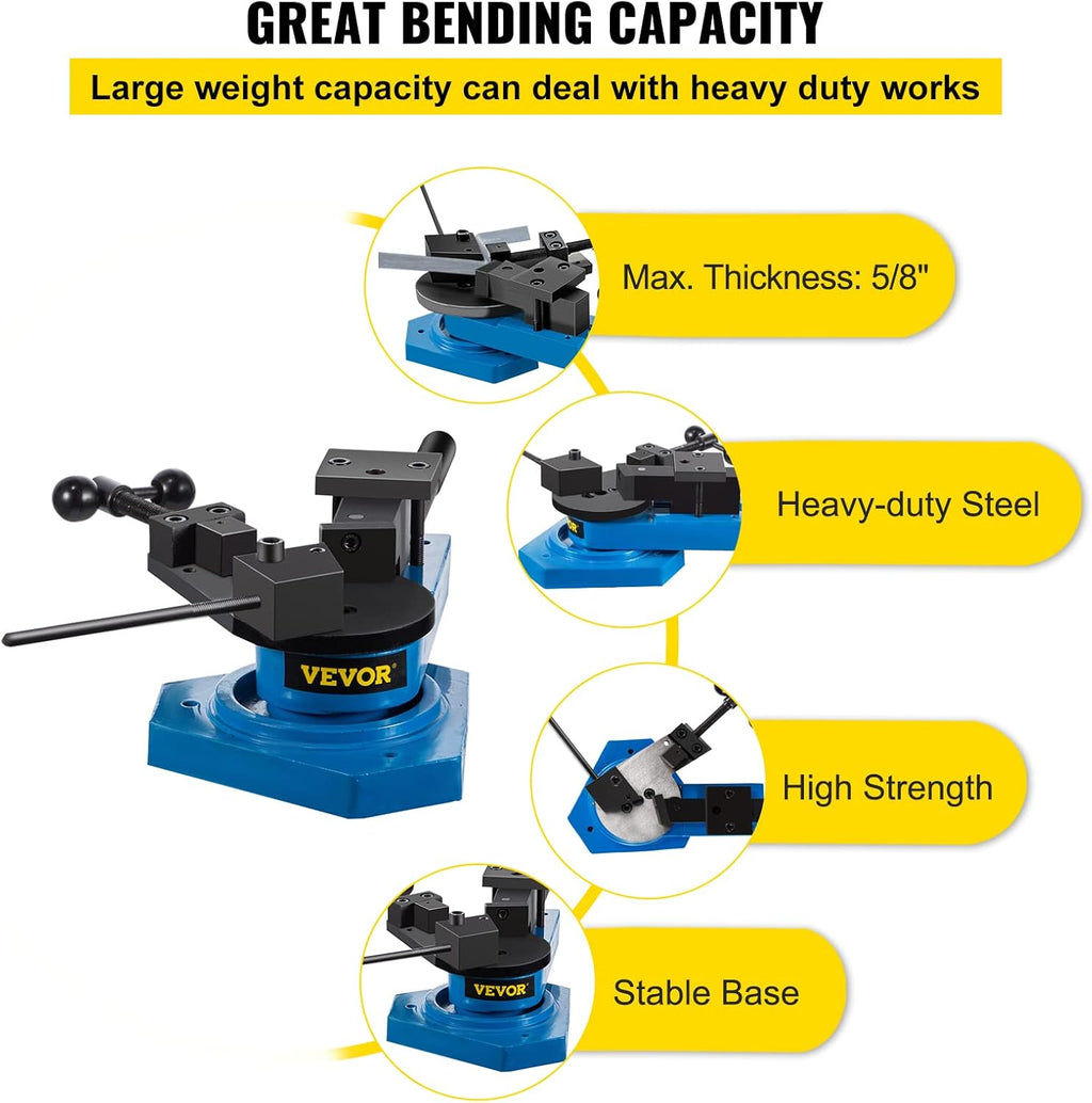 Metal Scroll Bender for Steel Brass Copper Aluminum H904