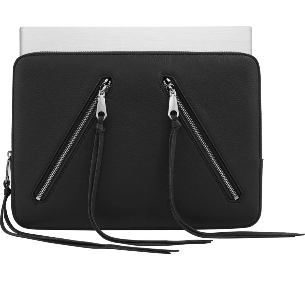 13 Sleeve Case Black Pebble Leather P5576