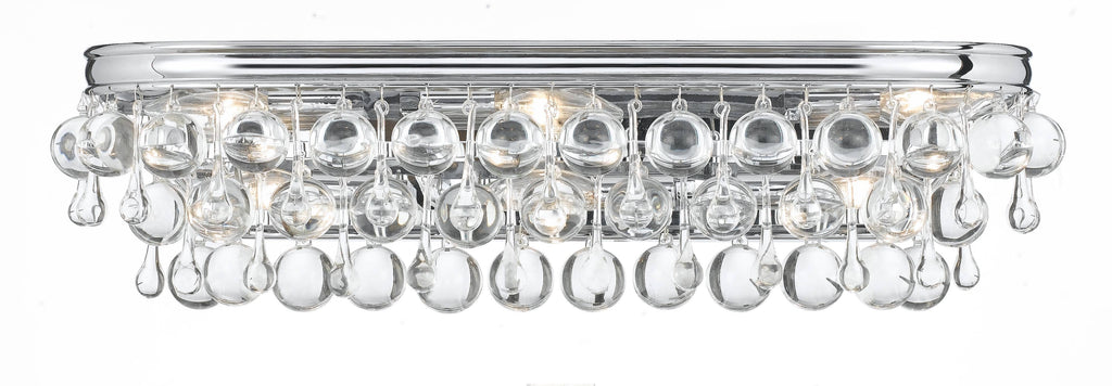 6 Light Bronze Vanity Light D924192