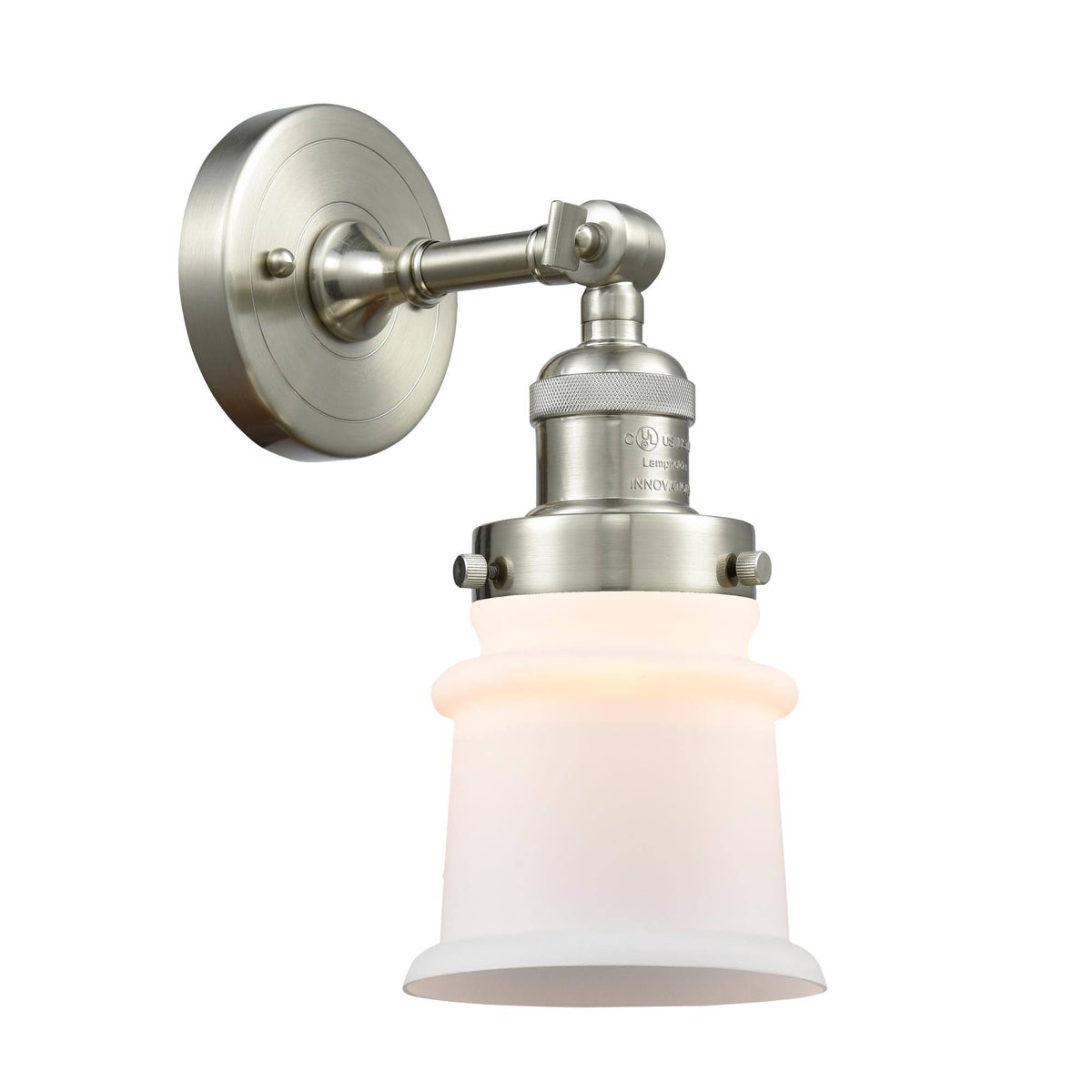 1 Light Sconce Brushed Satin Nickel E992