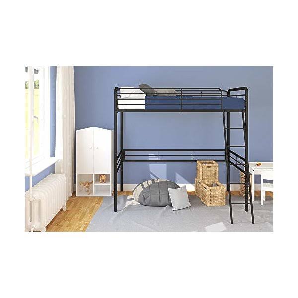 Twin Size Metal Loft Bed Frame B218