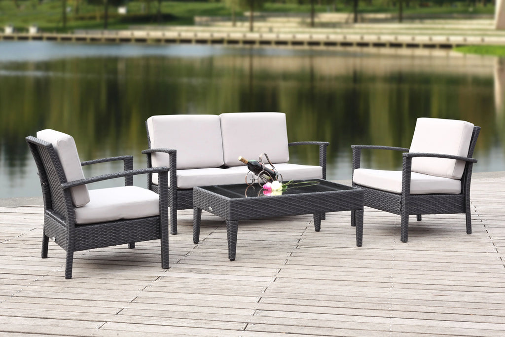 4 Piece Outdoor Set with Cushion O395