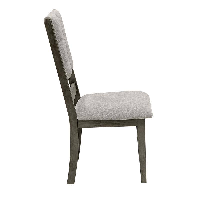 Gray 5-Piece Wood Dining Set N2796