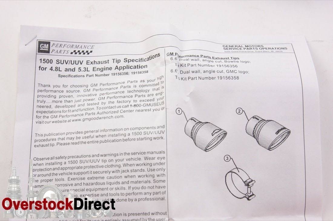 Stainless Steel Dual Wall Angle Cut Exhaust Tip with Clamp K905