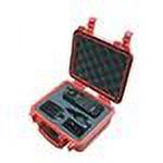 Orange Watertight Mini Hard Case With Foam Insert J428454