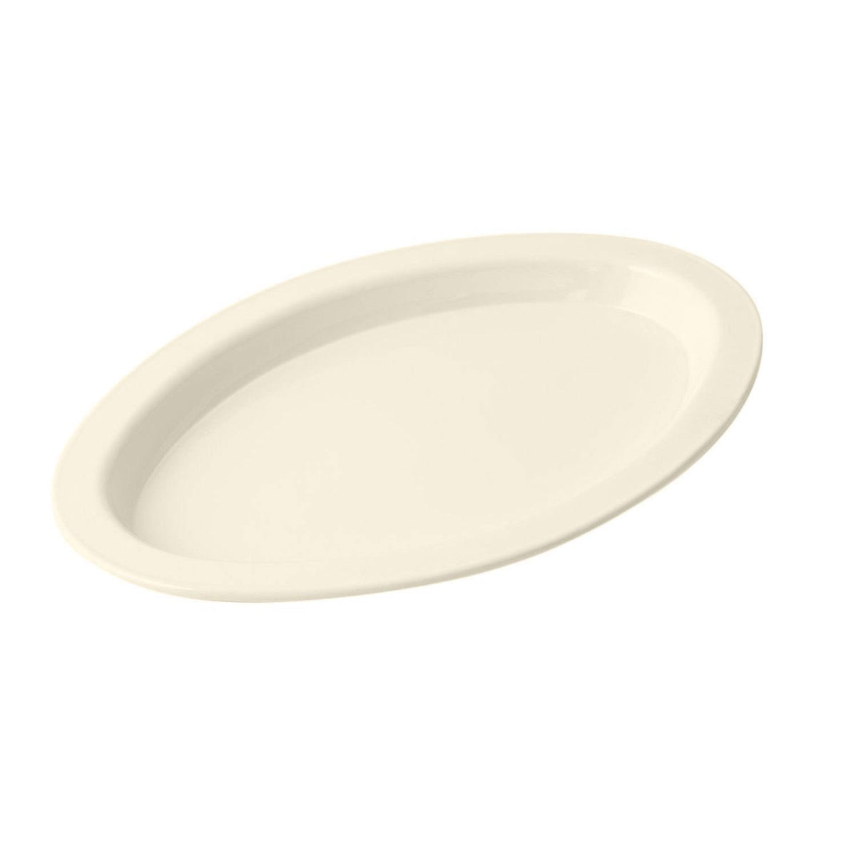 Oval Casserole Sandstone Ivory, Case of 2 D119